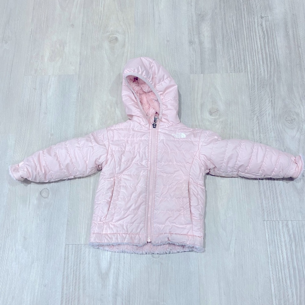Toddler Mossbud Swirl Reversible Water Repellent Heatseeker Jacket, 2T Girls